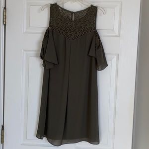Olive green dress